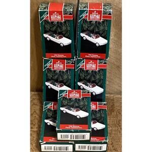 Hallmark Keepsake Christmas Classic American Cars Ornament 1966 Mustang Lot of 7